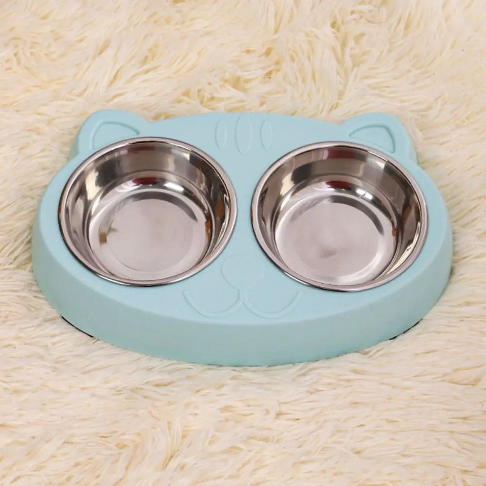 Pet Plastic Kitten Food Drinking Tray