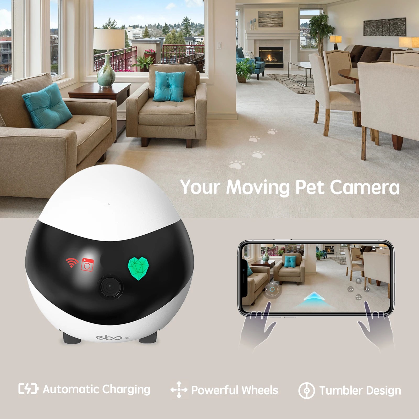 ENABOT PET HOME SECURITY CAMERA